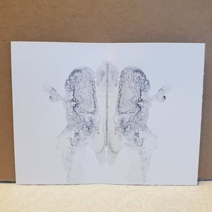 Inkblot Divination Card